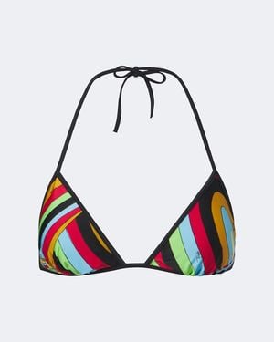 PUCCI Iride Triangle Bikini Top - Red