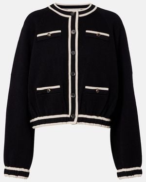 Tory Burch Wool And Cashmere-Blend Jacket - Black