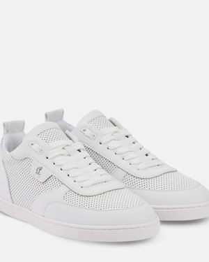 Christian Louboutin Tutti Rui Leather Low-Top Trainers - White