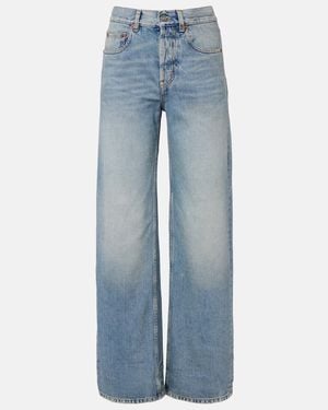 Saint Laurent Jeans Anchos Neo '90S - Azul