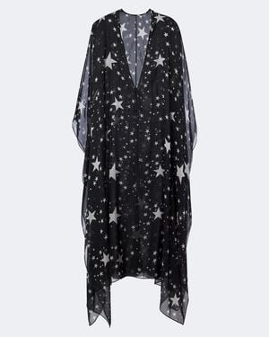 Dolce & Gabbana Kaftan Aus Seidenchiffon - Schwarz