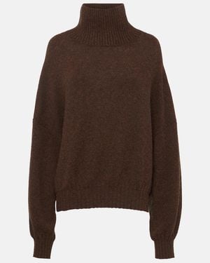 KHAITE Pullover Morris Aus Kaschmirmischung - Braun