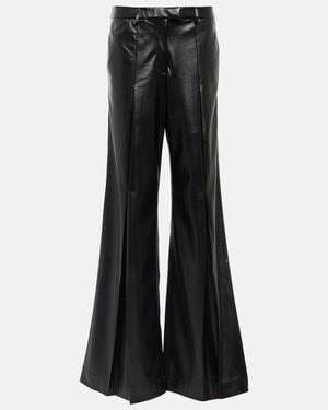 AYA MUSE Vortico Low-Rise Wide-Leg Trousers - Black