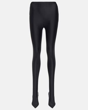 Balenciaga Hourglass Pantaleggings - Blue