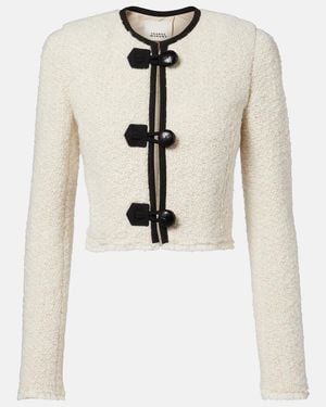 Isabel Marant Gradilia Boucle Jacket - White