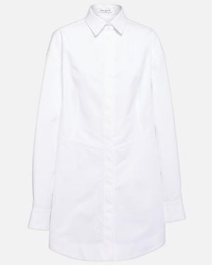Alaïa Cotton Poplin Shirt - White