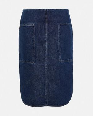 TOTEME Falda midi vaquera - Azul