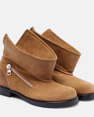 JW Anderson Suede Ankle Boots - Brown