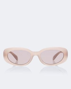 Miu Miu Gafas De Sol Ovaladas Signature - Rosa
