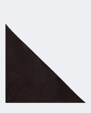 Magda Butrym Suede Head Scarf - Black
