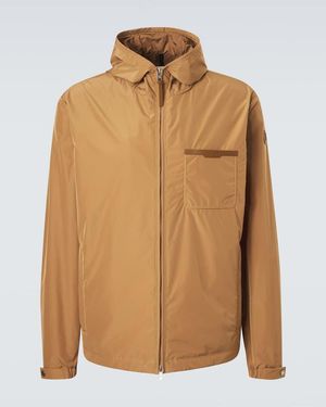 Moncler Jacke Mit Leder - Braun