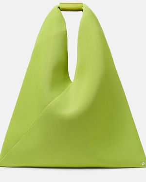MM6 by Maison Margiela Tote Japanese Medium aus Mesh - Grün