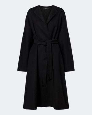 Gucci Mantel Gg Aus Einem Wollgemisch - Schwarz