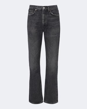 Agolde Lana Straight Jeans - Gray