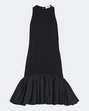 Stella McCartney Taffeta And Cady Minidress - Black
