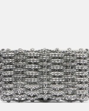 Jonathan Simkhai Morgan Embellished Clutch - Metallic