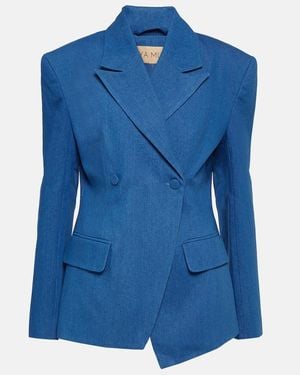 AYA MUSE Cosa Denim Blazer - Blue