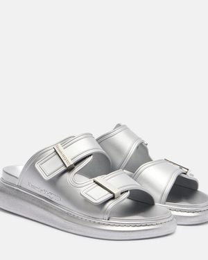 McQueen Hybrid Sandals - Metallic