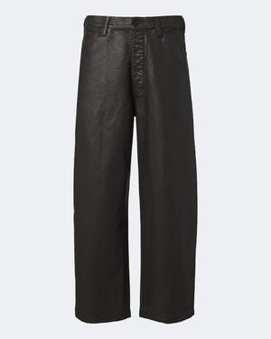 Lemaire Coated Barrel-Leg Jeans - Grey