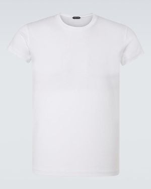 Tom Ford Cotton Jersey T-Shirt - White