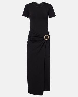 knee length dresses for ladies Odessa Satin Midi Dress – SIMKHAI main image 0