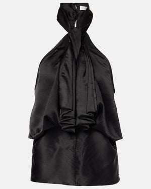 Nina Ricci Satin Top - Black