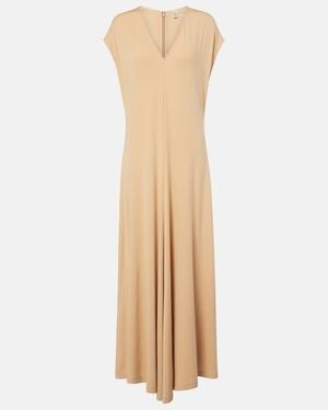 TOTEME Jersey Maxi Dress - Metallic