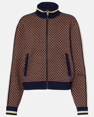 The Upside Crossroad Cotton-Blend Bomber Jacket - Brown