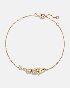 Yvonne Léon Marlin 9Kt Chain Bracelet With Diamonds - Metallic