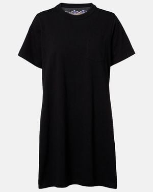 Sacai Paisley Paneled Minidress - Black