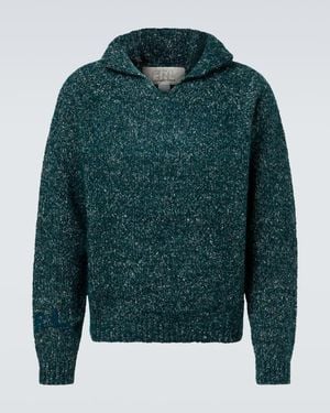 ERL Alpaca, Wool, And Cotton-Blend Jumper - Green