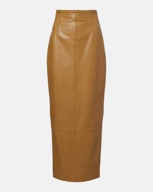 KHAITE Maxirock Winton Aus Leder - Natur