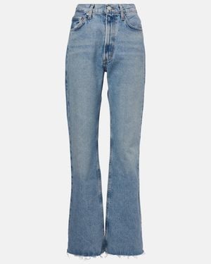 Agolde Leena High-Rise Flared Jeans - Blue