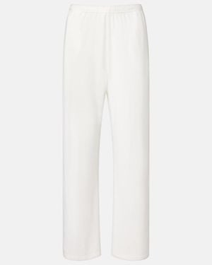 The Row Kohana Cotton Sweatpants - White