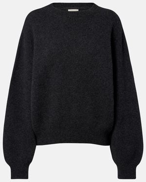 KHAITE Margaux Oversized Cashmere Jumper - Black