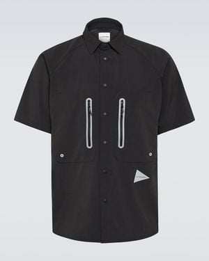 and wander Technical Shirt - Black