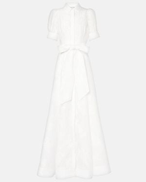 Rebecca Vallance Bridal Annette Brocade Gown - White