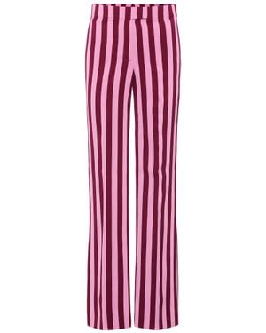ALEXACHUNG Striped Trousers - Pink