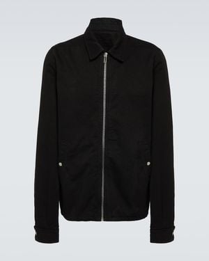 Rick Owens Cotton Blouson Jacket - Black