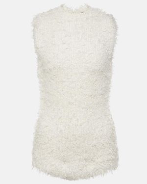TOTEME Silk Jumper Vest - White