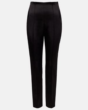 Wardrobe NYC High-Rise Tapered Pants - Black