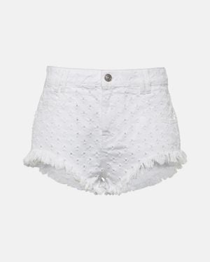 Isabel Marant Aneida Denim Shorts - White