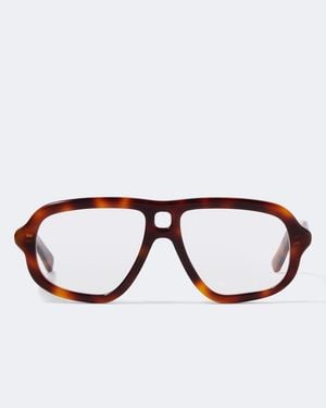 Bottega Veneta Aviator-Brille - Braun