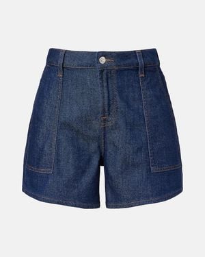 7 For All Mankind Utility Shorts - Blue