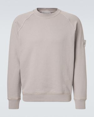 Stone Island Compass Cotton Jersey Sweatshirt - Grey