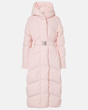 Canada Goose Marlow Belted Down Coat - Pink