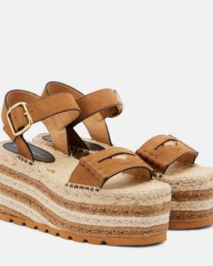 Stella McCartney Espadrille-Sandalen - Braun
