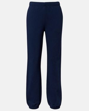 The Upside Harrison Cotton Jersey Sweatpants - Blue