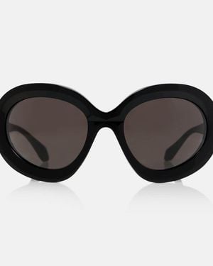 Alaïa Logo Oversized Sunglasses - Black