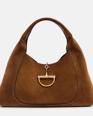 Gucci Borsa A Spalla Softbit Maxi - Marrone